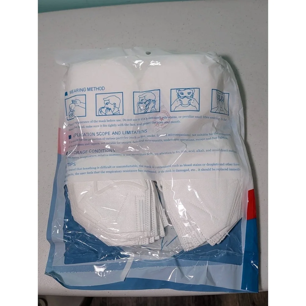 KN-95 Protective Fask Mask Non-Medical 50 Pcs Disposable Respirator